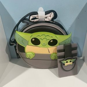 DISNEY STAR WARS GROGU CROSSBODY AND MATCHING CARDHOLDER SET